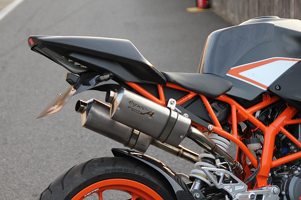 ついに車検対応のスリップオンマフラーが登場！！！ | U4的 390DUKE 